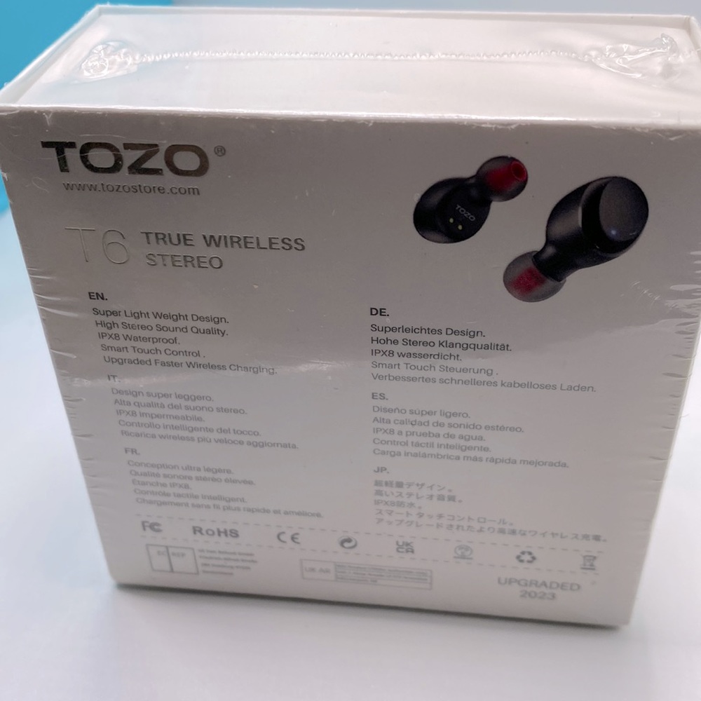 TOZO T6 Wireless Earbuds Bluetooth 5.3 Headphones